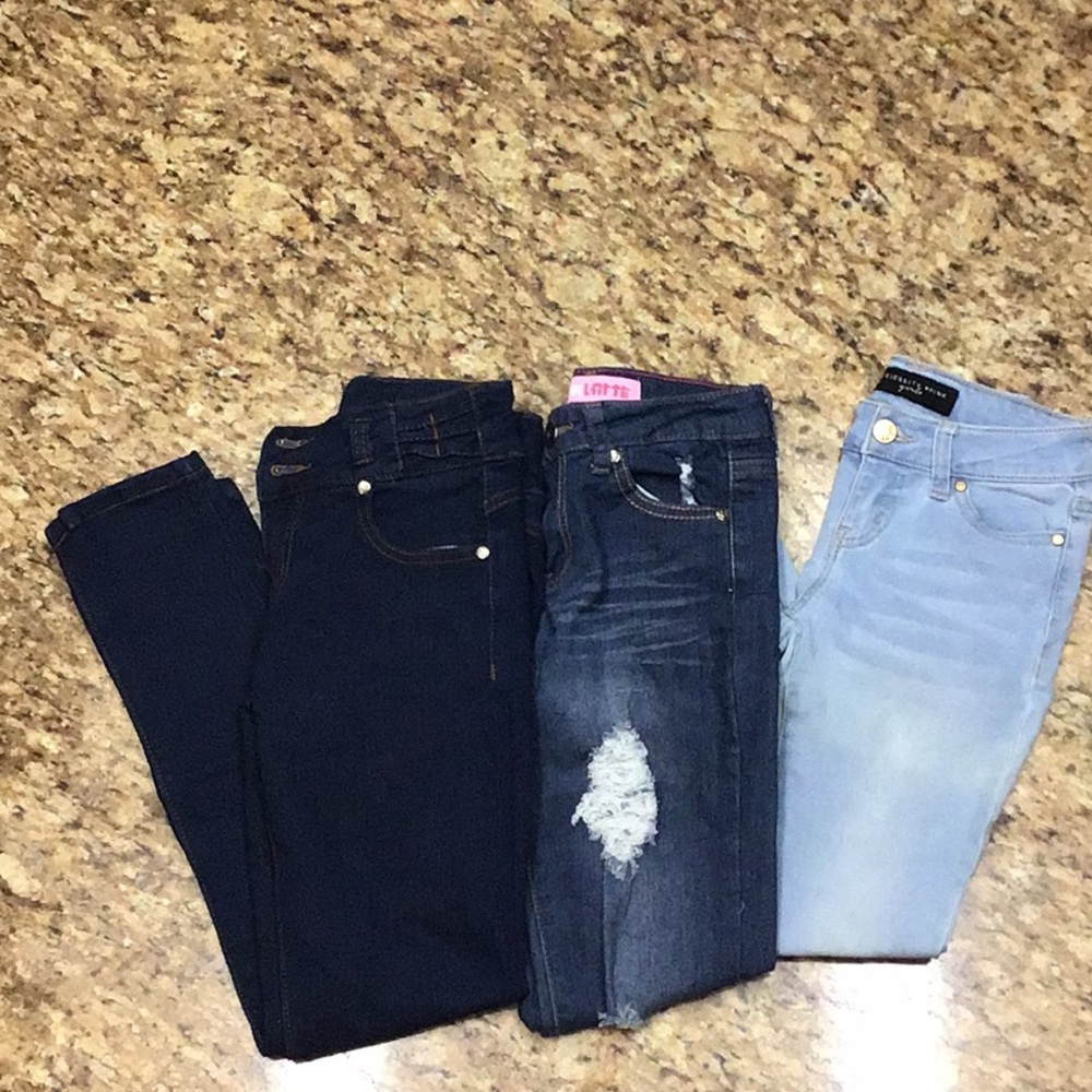 Girls Jeans. Used. 3 for $15.